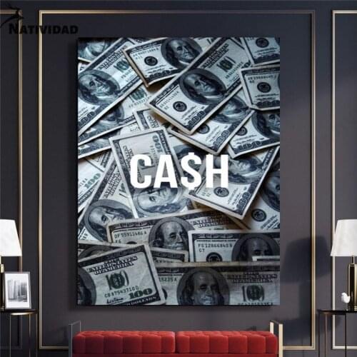 Modern Money Picture Canvas Painting Room Decor Personality Creative Wall Art Modern Aesthetics Wall Stickers Home Decoration