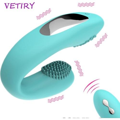 VETIRY U Type Vibrator for Women Masturbator Wireless Remote Vibration for Couple Sex Toy For Adult Vagina Clitoris Stimulate