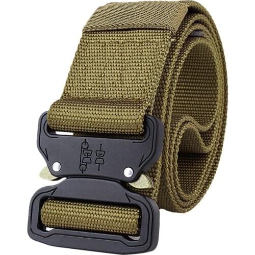 4.5cm Nylon Military Tactical Belt Waistband for Outdoor Training Wargame Combat for Ourdoor Camping Hiking Activity