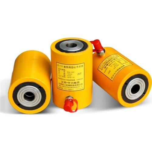 12T 8mm Hollow Hydraulic Jack RCH-120 One-way RCH Separate Hollow Hydraulic Cylinder Permeable Prestressed Tension