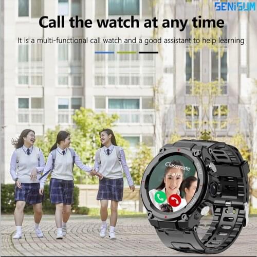2021 Smart Sports Watch 1.28 inch Screen 4G Phone Call Camera IP68 Swimming Pedometer Outdoor Running Emergency SOS Smart Watch