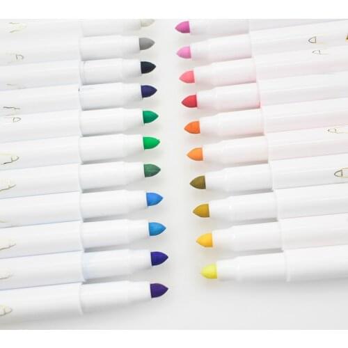 21/25 Colors Acrylic Paint Permanent Marker Pens For Fabric Canvas Art Rock Card Making Metal And Ceramics Glass School Painting