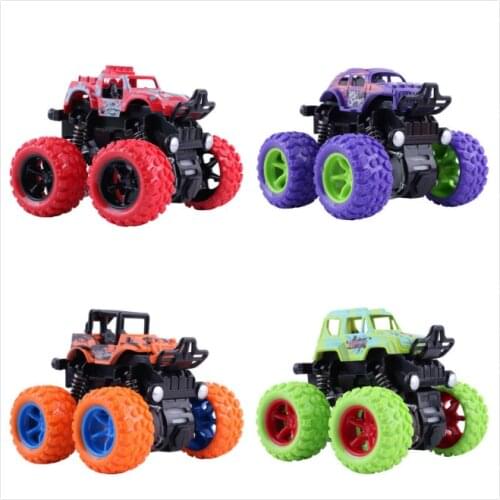 4pcs/set Monstere Machines Car Toys Russian Miracle Crusher Truck Vehicles Figure Blazed Toys For Children Christmas Gifts