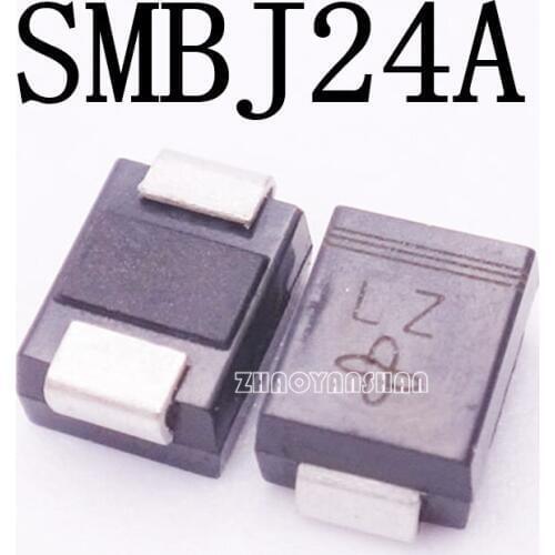 750pcs X SMBJ24A SMBJ24 new SMB 600W 24 Free Shipping