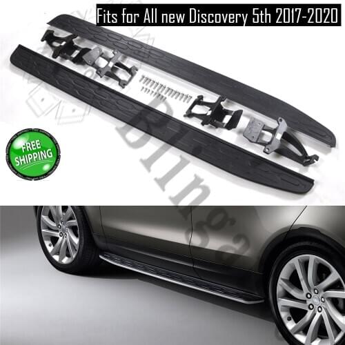Running board fits for Land-Rover ALL NEW Discovery 5th LR462 2017 2018 2019 2020 Aluminium Nerf step bar car pedal protector