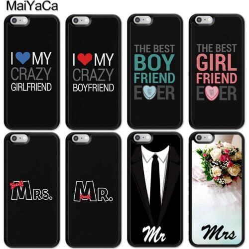 MaiYaCa wedding Dress Lover Mr Mrs Case For iphone 12 mini 11 Pro MAX X XR XS MAX SE 2020 6S 7 8 Plus 5S Cover
