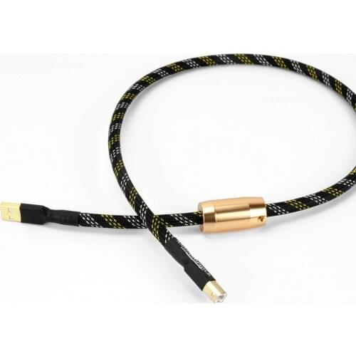 HIFI 4N OFC USB Cable CANARE L-4E6S JAPAN USB Type A To B Audio Data Cable For ESS AKM HiFi USB DAC Compute PC Laptop