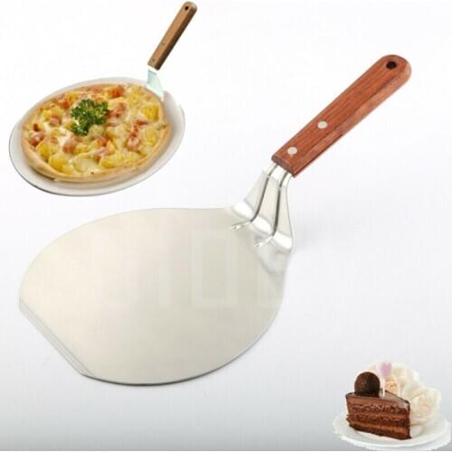 13'' Stainless Steel Pizza Peel Shovel Spatula Cake Lifter Paddle Baking Tray New