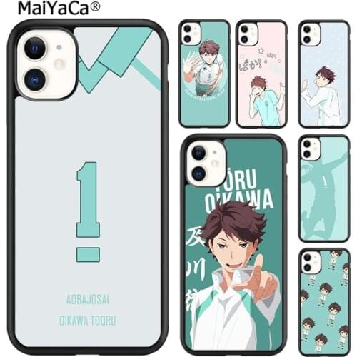 MaiYaCa Oikawa Tooru Haikyuu Phone Case Cover For iPhone SE 6 6s 7 8 plus X XR XS 11 12 pro max Samsung Galaxy S8 S9 S10 shell