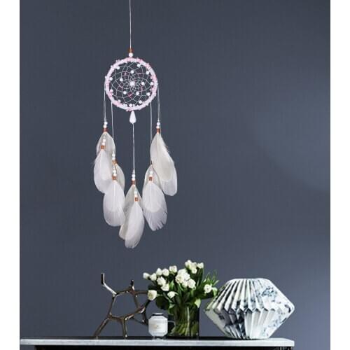 Cute flowers around Indian home decoration pendant wall decoration feather decoration kids room room decor
