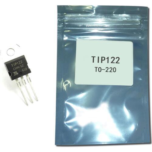 10pcs/lot TIP122 TO-220 mosfet transistor assortment kit 5A 100V NPN transistor set TIP122 TO220 diy electronic transistor pack
