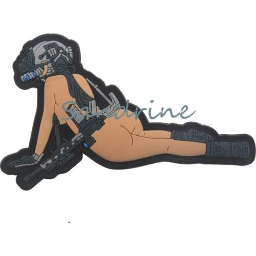 Women PUBG WINNER WINNER CHICKEN DINNER Military Army Tactical Rubber PVC Patches For Clothes Clothing Emblem Badges