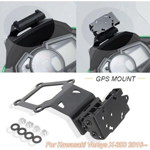 NEW Navigation Bracket Mount Smartphone GPS Holder Motorcycle Accessories For KAWASAKI VERSYS X300 Versys X-300 2016-2021