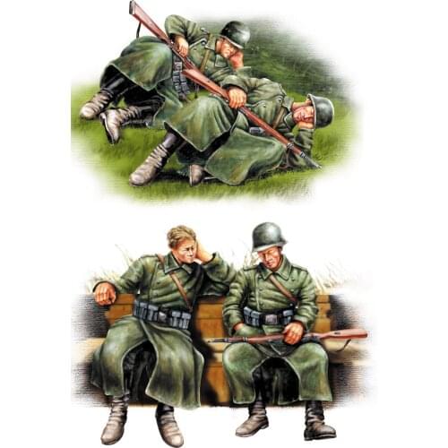 Hobbyboss 84420 INFANTRY-Taking a rest model 1/35