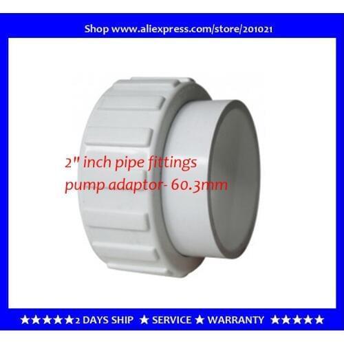 Pump adaptor- 60.3mm on 2 inch fittings LX Whirlpool Pump Union Assembly with Gasket,Pumpenanschluss 2 Zoll fur Massagepumpen