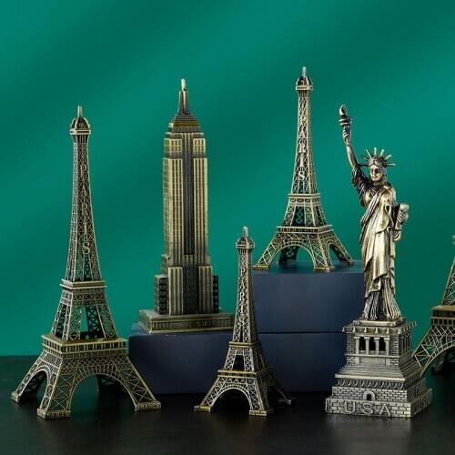 Retro Paris Tower Living Room Wine Cabinet Desktop Room Home Decoration Ornaments Statue Of Liberty Crafts Birthday Gift