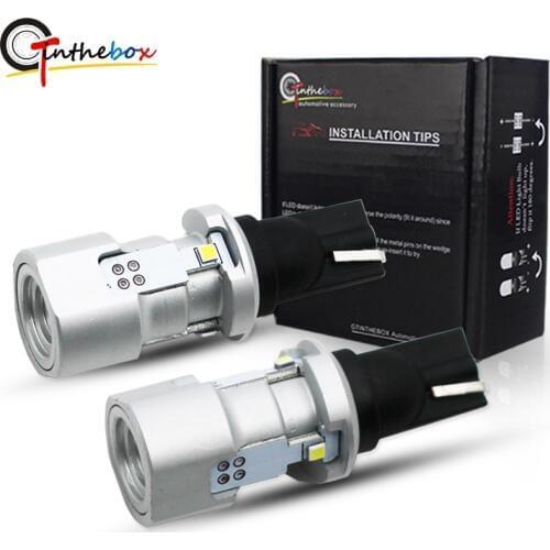 Gtinthebox T15 LED Wedge Bulb W16W Led Lamp Light Canbus OBC Error Free 921 912 Automobiles Backup Reverse 6000K White 12V