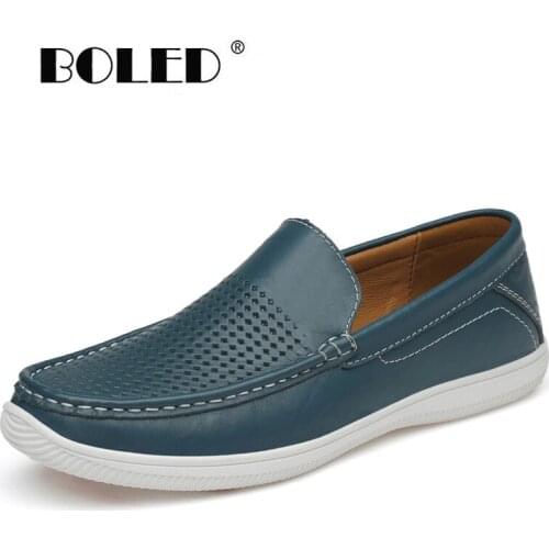 Comfort Natural Leather Men Shoes Soft Outdoor Flats Shoes Lace Up Non-Slip Walking Shoes Men Sapato Masculino