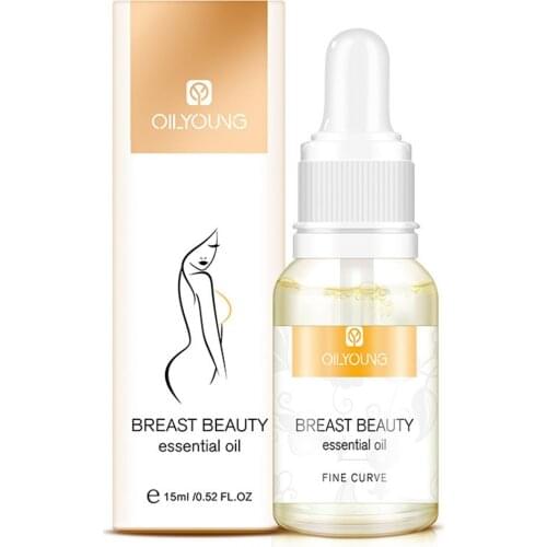 1pcs 15ml Women Powerful Effective Breast Beauty Oil Firming Enlargement Liquid Bust Enhance Massage Essence Oil