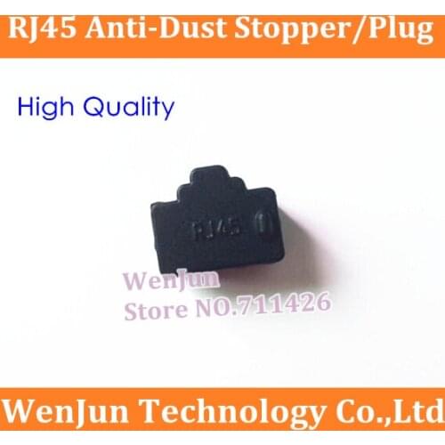 100% new Soft Silica gel RJ45 Anti dust plug Cap Protector Plug RJ45 dust cover for laptop/computer/Router with free shipping