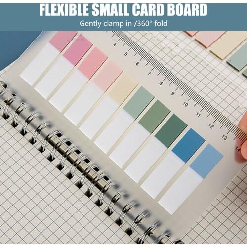 60/200 Sheets Transparent Sticky Notes Memo Pad Label Note Bookmarks Notepad Sticker Kawaii Stationery Office School Supplies