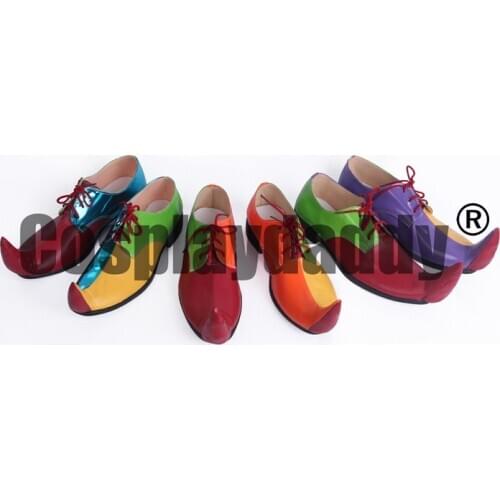 The Circus Clown Props Shoes Drama Performance Joker Cosplay Shoes S008