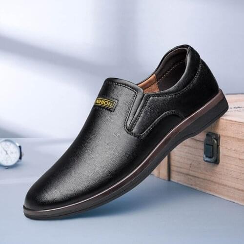 Men Shoes 2021 New Spring Dress Shoes High Quality Business Genuine Leather Lace-up Footwear Formal Shoes for Wedding Party Shoe