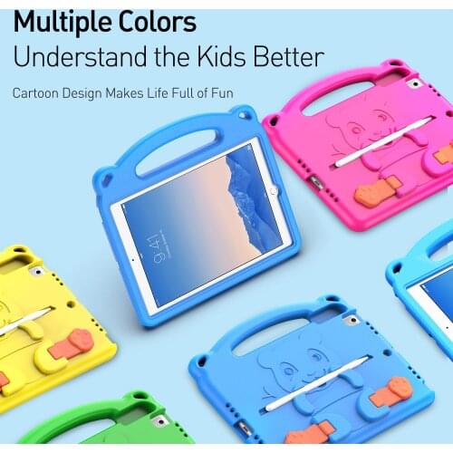 Newest Kids Case For iPad iPad 9.7 2017 2018 DUX DUCIS Panda Series Funda with Stand Cover funda for iPad Pro 11 2018 2020 2021