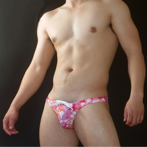 WD224 Sexy narrow waist men swimwear bikinis hot summer beach shorts board swim trunk swimming pool swim briefs swimsuits