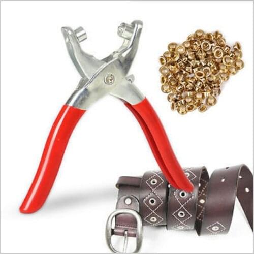 Garment Eyelet Plier Hole Punch Scrapbook Stamping Leather Craft Household Pincer fastener Handmade HoleTools