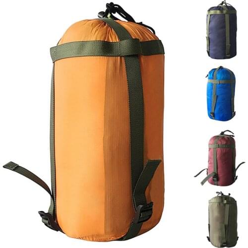 Drawstring Design Practical Waterproof Compression Stuff Sack Outdoor Camping Sleeping Bag Storage Bag Wholesale Dropshipping