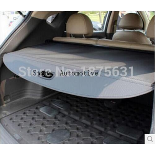 High Quality! Rear Trunk Security Shield Cargo Cover For Kia Sportage 2010 2011 2012 2013 2014 (Black, beige)