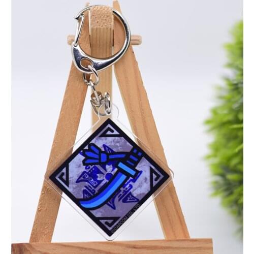 WL0902 Chibi Keychain Acrylic Cartoon Keyring Accessories
