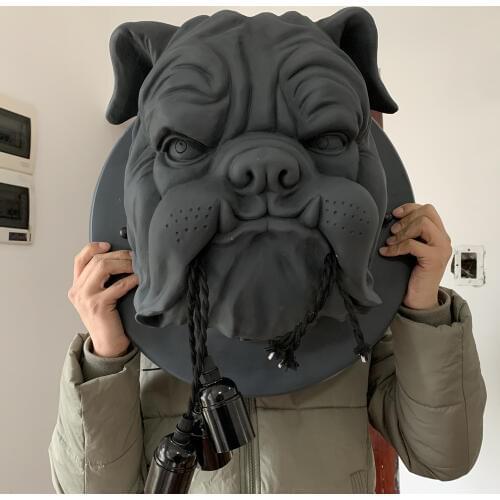 Animal Dog Wall Lamp Living Room Decoration Corridor Personalized Home Decor Lighting Designer Ktv Bulldog Wall Lights for Home