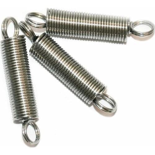10Pcs Dual Hook Small Expansion Tension Spring.Hardware Accessories.Wire Diameter 0.5mm Outer Diameter 5mm