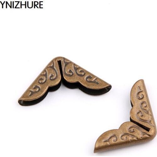 100pcs/lot 14*14mm Shirt collar angle, mini book corner bronze color DIY collar/ book angle/photo frame Hardware accessories