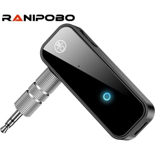 2 in 1 Wireless Bluetooth 5.0 Receiver Transmitter Aux Audio Adapter 3.5mm Jack For Car Audio Aux Headphone Computer projector
