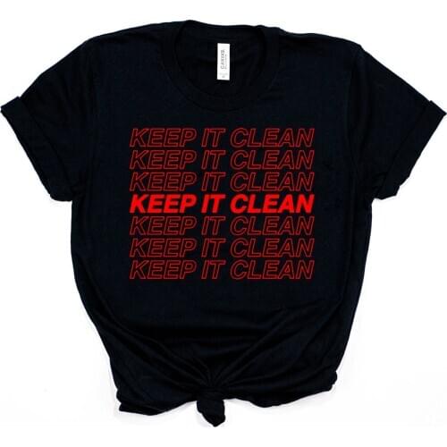2020 Keep It Clean Shirt Funny Wash Your Hands Social Distancing T-Shirt Unsex Quarantine Shirts Introvert tshirt