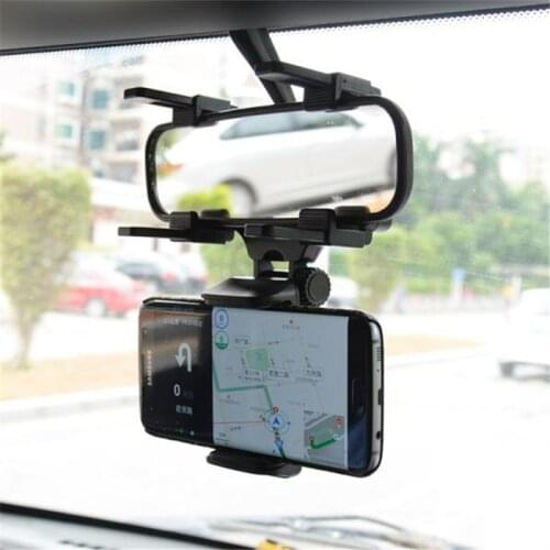 Car Rearview Mirror Phone Holder for Redmi Note 7 in Car Cell Phone Holder Bracket Stands for Phone 11 Pro Max Xr X 8 7 Plus GPS