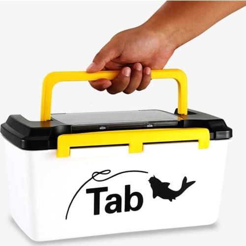 Double Layer Big Fishing Tackle Box Can Sit High Quality Outdoor Storage Boxes Carp Fishing Tool Accessories Reel Line Lure Case