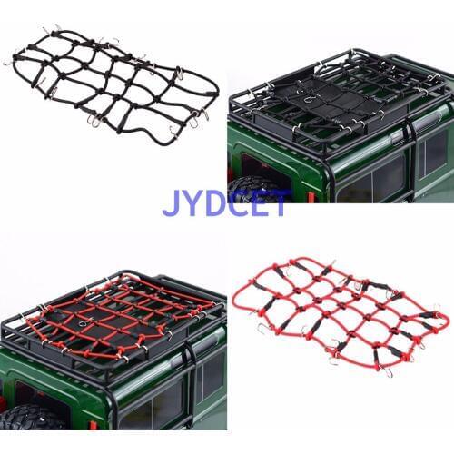 TRX4NR Elastic Luggage Net W/Hook For 1/10th SCX10 D90 TRX4 RC Truck Roof Rack Crawler