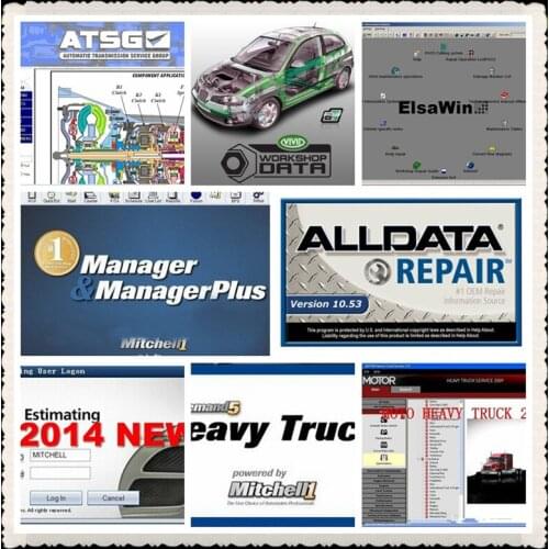 Hot Auto Repair Alldata Software V10.53 m..ch.. on-de....d 5 software 2015 atsg Vivid workshop OD5 usb 1tb hard hdd all data
