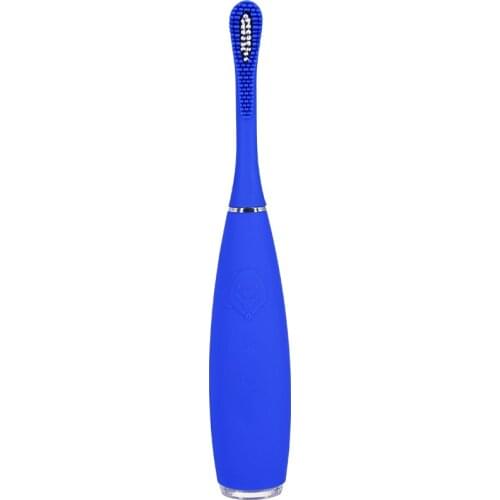 Adult Electric Toothbrush Whitening Ultrasonic High Frequency Silicone Toothbrush Tooth Cleaning Brush With Replaceable Head