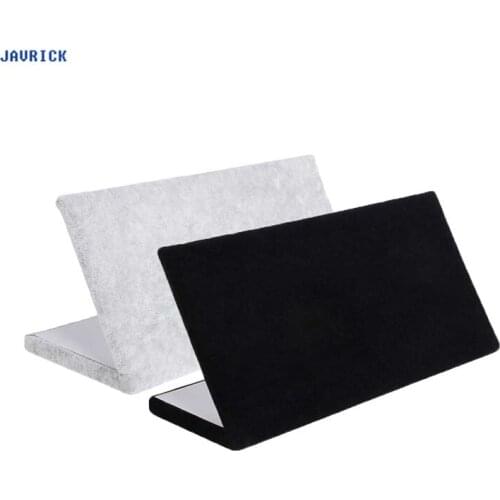 JAVRICK Velvet Necklace Chain Bracelet Display L Stand Board Jewelry Holder Rack