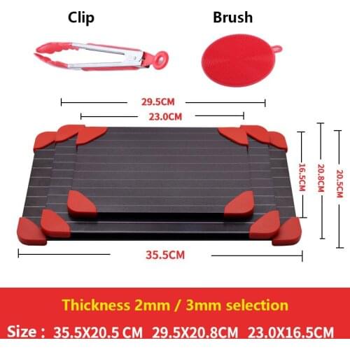 Fast Defrosting Tray Thaw Frozen Food Meat Fruit Quick Defrosting Plate Board Defrost Kitchen Gadget Tool Defrost Tray