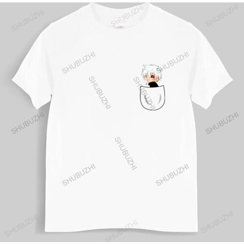 Men o-neck tshirt fashion brand t-shirt black new TOKYO GHOUL t shirt Men japanese anime T-Shirt male KANEKI KEN euro size