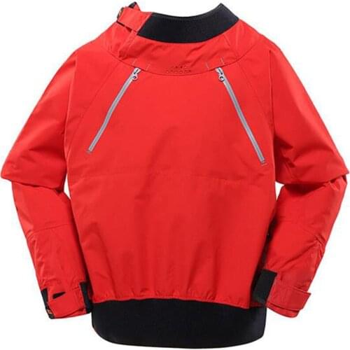 Mens Hiking Jacket Three-layer Coating Fabric Red Waterproof Hooded Jacket In Cold Day
