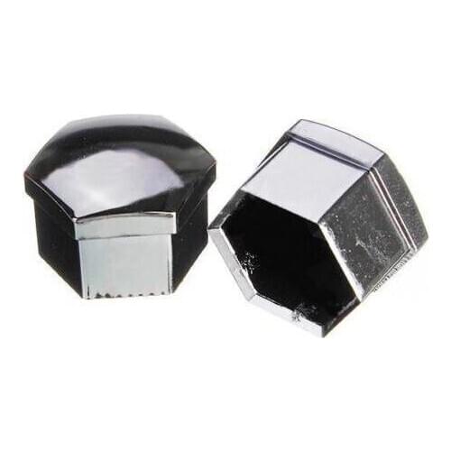 Set of 20 pcs 19mm Car plastic caps bolts covers nuts alloy wheel chrome tool