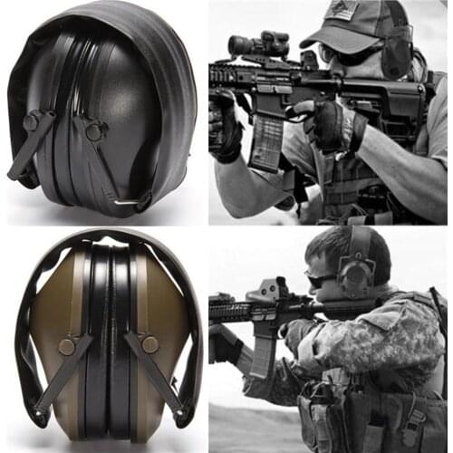 2021 NEW Tactical Force Headset Noise Reduction Foldable Hunting Shooting Headphone Anti-noise Earmuff Hearing Protector