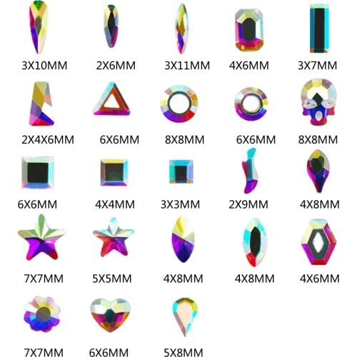 Top Quality 50pcs/lot Crystal Glass Hotfix Super Bright Strass Iron on Rhinestones For Dress Garment Jewelry & Makeup Diy